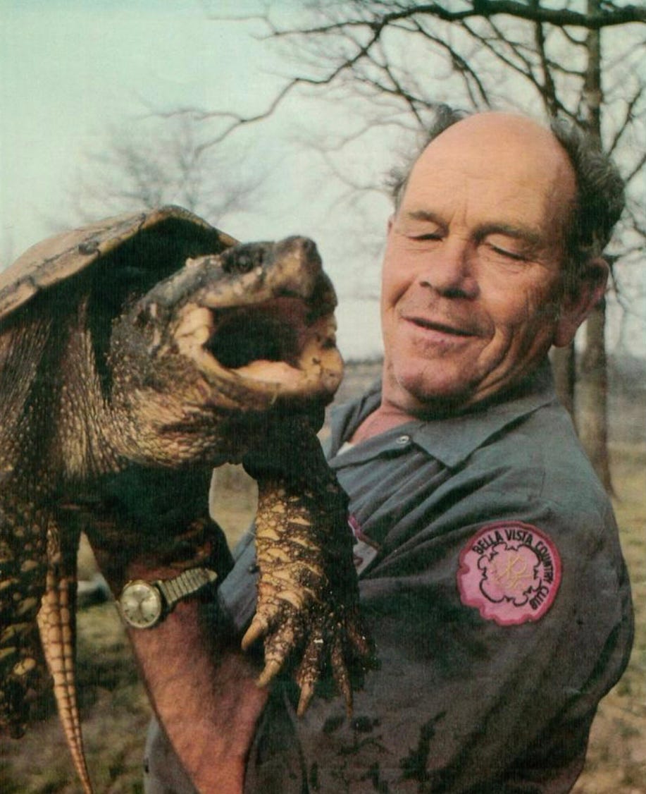 Uncle Earl with a disgruntled local